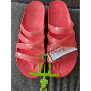 Crocs Womens Tulum Sandals Water-Friendly Slip-On Style Lightweight Comfort Cora